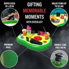 DIVEBLAST: Avocado Floating Drink Holder for Pool, Hot Tub Accessories Fun - Holds Up to 50 LBS - Fun Swimming Pool Accessories for Dad, Cool and Unique Drink Floaties