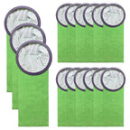 15 Pack 100431 Micro Filter Bags Replacement for ProTeam 6 Quart Backpack Vacuum: Super QuarterVac, QuietPro BP, AviationVac, ProVac BP, Replace Part #100431 Open Cirular Collar