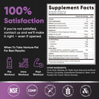 Sugar Free 7g BCAA + EAA Powder | Supports Muscle Recovery, Growth, Strength & Endurance – 9 Essential Amino Acids with L-Glutamine, Caffeine, Vitamin & Electrolyte for Energy & Hydration, Gluten Free