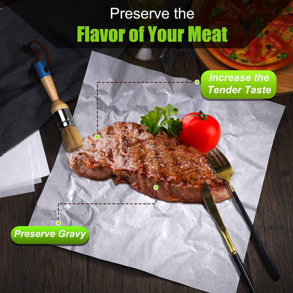 Sublimation White Butcher Paper Disposable Butcher Paper Sheets Square Meat Sheet Precut No Wax for Heat Press, Wrapping Meat, Art Project(100 Pieces,17 x 17 Inches)