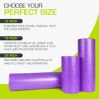 ProsourceFit High Density Foam Rollers long, Firm Full Body Athletic Massage Tool for Back Stretching, Yoga, Pilates, Post Workout Muscle Recuperation