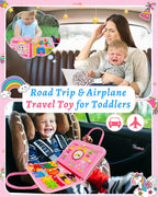 Board Toys for Toddler Girls & Boys Birthday Gifts, Sensory Toys for Toddlers, Educational Travel Toy, Preschool Activities for Learning Fine Motor Skills
