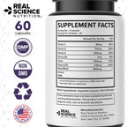 Real Science Glaucomol Miracle - Natural Eye Vitamins & Eye Supplements for Optic Nerve & Ocular Circulation Support – with Vitamins C, D & B12 for Vision Clarity & Eye Comfort – Made in USA, 60 Caps