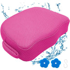 AEROiVi Hot Tub Booster Seat for Adults, 5 Inch Thick Supportive Cushion with Non-Slip Bottom, Weighted for Quick Sink without Float, Spa Booster Seat for Hot Tub (Including Inflatable), Pool, Bathtub