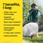 Glad ForceFlex Tall Kitchen Trash Bags, 13 Gallon, Gain Original, 140 Count (Package May Vary)