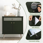 Wood Contact Paper Dark Green Peel and Stick Wallpaper,Thicken No Tear Vinyl Wrap Sticker, Self Adhesive Waterproof Faux Wood Grain Wallpaper Cover Cabinets Desk Furniture Decoration11.8 in X 197 in