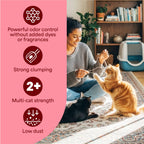 Fresh Step Advanced Simply Unscented Multi Cat Clumping Cat Litter, 18.5 lb
