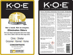 Odorcide K.O.E. Apricot Odor Eliminator 16 oz for Strong Odor for Cages, Runs & More – Home & Kennel w/Safe, Non-Enzymatic Formula