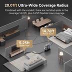 Uwant Carpet Cleaner Machine with Steam&Hot&Cold Water System 18Kpa Powerful Suction Upholstery Cleaner Machine with Pet Pro Cleaner for Pets, Carpet Steam Cleaner Set of 1