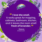 Fabuloso All Purpose Cleaner Refill, Lavender, 405.6 Oz (16.9 Oz, 24 Pack) - Bulk Cleaning Supplies Bundle - Multi-Surface Cleaner, Mopping Solution - Office Supplies (153105)