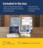 A&D Medical Multi-User Blood Pressure Monitor for Home Use UA-767FAC – Wide Range Cuff (8.6-16.5” / 22-42cm), Easy to Use, Adult Upper Arm, 60 Readings Per User (4 Users), AC Adapter, FSA/HSA Eligible