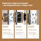 36pcs Door Hinge Shims 4 inch,Black Hinge Spacers,Thickness Adjustable Spacer for Doors, Adjusting The Spacing to Align,Can Be Trimmed (36, L4in/T0.05in)