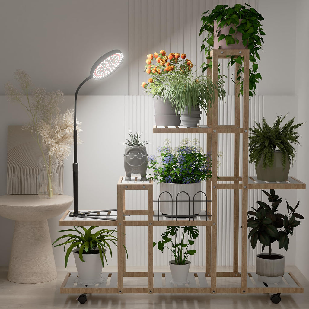 Grow Light for Plants Indoor Growing,Height 10-32'' with Dimming & Timer