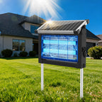OnBeam Solar Bug Zapper Outdoor, 4500V Mosquito Zapper Fly Trap for Patio