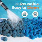 Vidapool 4.6 lbs Pool Filter Balls for Sand Filters, Reusable Blue Filter Media Balls for All Sand Filter Systems, Efficient & Lightweight Pool Sand Filter Balls, Replaces 150 lbs Pool Filter Sand