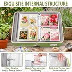 Seed Storage Organizer Binder, Seed Holder Organizer Seed&Envelopes, Sheet