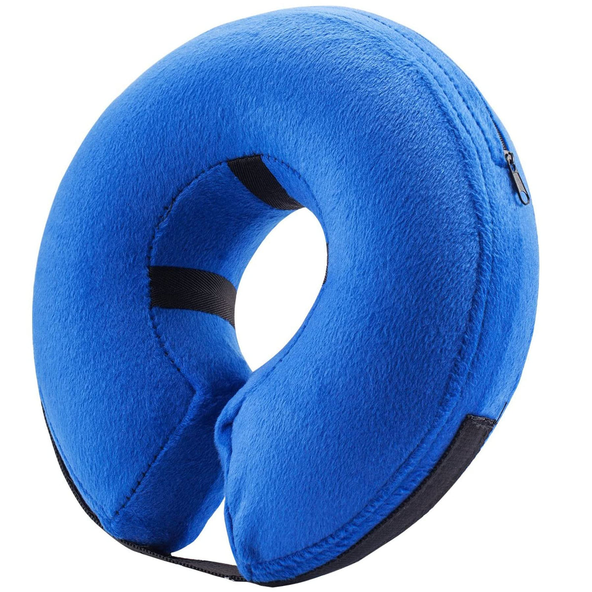 BENCMATE Inflatable Dog Cone Collar Alternative After Surgery Large, Blue
