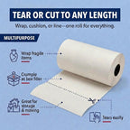 BOX USA Packing Paper Roll 1440'L x 12"W - 1,000 Sheets 17” Long Equivalent - Large White Newsprint for Shipping, Packaging, Storage and Moving Supplies