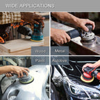 6 Inch 50 Pcs Wet Dry Sanding Discs Hook and Loop, 7000 Grit Sandpaper Automotive Wood Metal Polishing & Sanding, Silicon Carbide Sand Paper for Random Orbital Sander (Grit 7000)