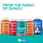 Qunol CoQ10 Gummies, CoQ10 100mg, Delicious Gummy Supplements, Helps Support Heart Health, Vegan, Gluten Free, Ultra High Absorption, 2 Month Supply (60 Count, Pack of 2)