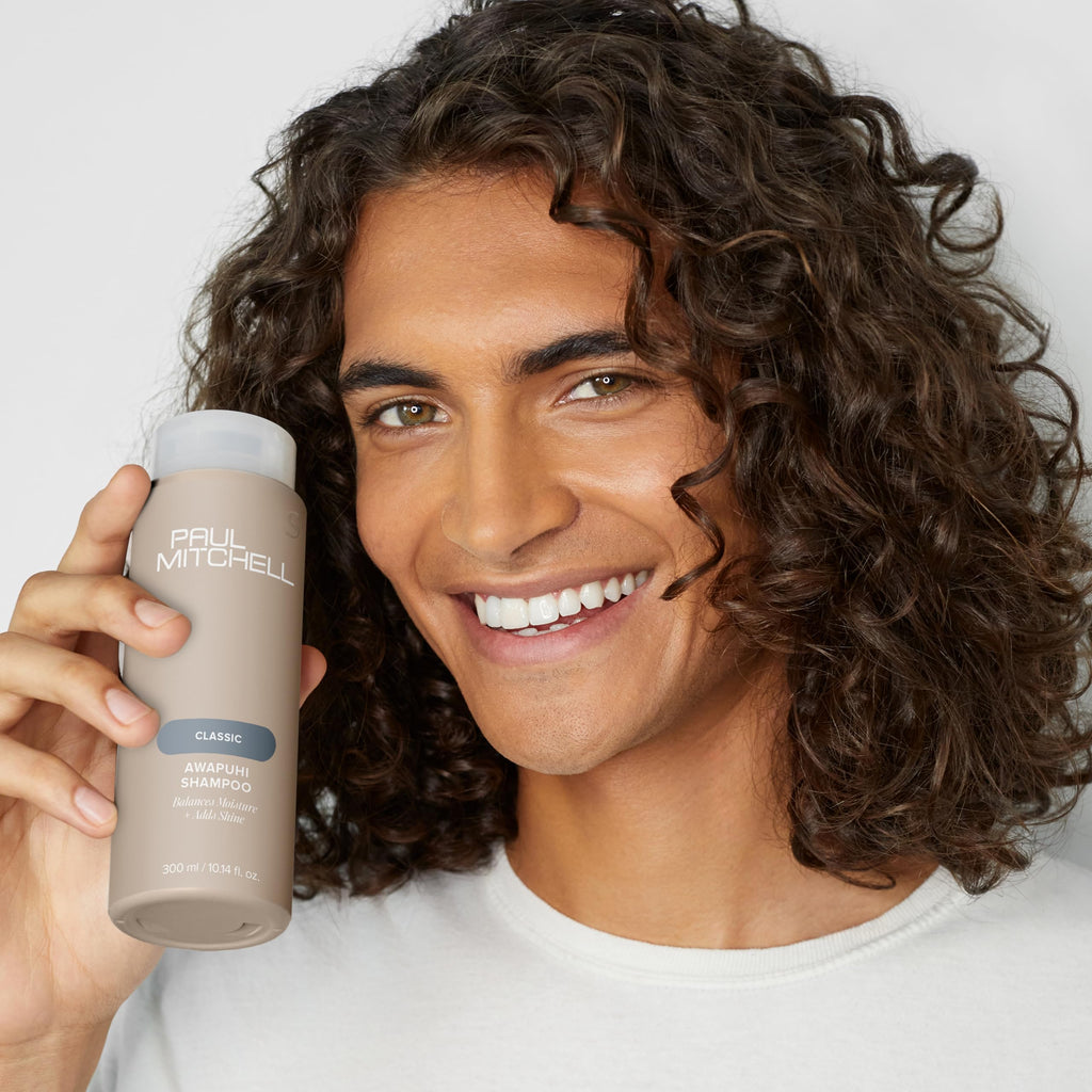 Paul Mitchell Awapuhi Shampoo, Balances Moisture + Adds Shine, For All Hair Types, Especially Fine + Static-Prone Hair, 16.9 fl. oz.