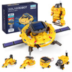 COBFDHA STEM Projects for Kids Age 8-12, Science Kits Boys, Solar Robot Space Toys Gifts 8-14 Year Old Teen Boys Girls, 120Pcs Building Experiments Robots Teenage Ages 9 10 11 12 , Yellow