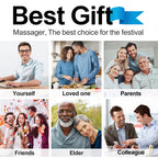 Mo Cuishle Women Men Gifts, Shiatsu Back Shoulder & Neck Massager with Heat