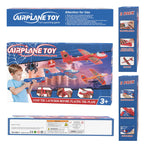 Fuwidvia 3 Pack Airplane Launcher Toys, 13.2 in LED Foam Glider Kids 4-12