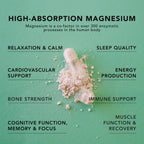 AMANDEAN Magtein Magnesium Complex. L-Threonate, Glycinate, Malate Triple Blend Chelated Magnesium Supplement. 90 Veggie Capsules. High Absorption Branded Ingredients. Brain Health, Sleep, Calm*.