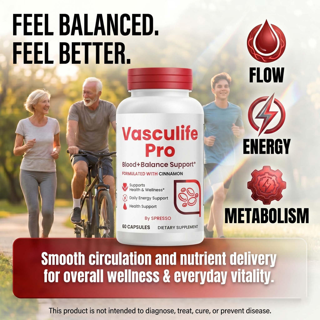 (3 Pack) Vasculife Blood Balance Capsules - Official Vasculife Supplement Pills with Premium Ingredients, Advanced Formula Support for Overall Health & Wellness Reviews (180 Capsules)