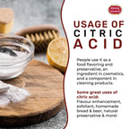Citric Acid 2 LB Bag - 100% Pure, Food Grade & Non-GMO - Citric Acid Powder For Cleaning, Bath Bombs, Preserving - Fine Granular by Spicy World