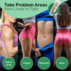 Reshape+ Anti-Cellulite Skin Tightening Gel - Firming Cream for Stretch Marks, 8 fl oz (2-Pack)