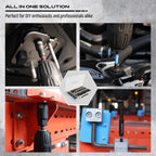 80-Piece Premium Magnetic Impact Nut Driver Set Metric & SAE with Socket Adapters, Bit Holder, Wing Nut Driver, Universal Sockets, Quick Release Extension, Power Bits