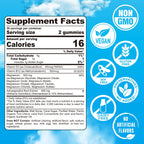 Magnesium Complex Gummies 400mg | as 8 Forms of Magnesium Glycinate, Malate, Citrate, Taurate, Oxide & More | w/Ashwagandha Extract, D3 & B12 Supports for Calm, Zzz, Mood, Muscle Cramp - Vegan 120Cts