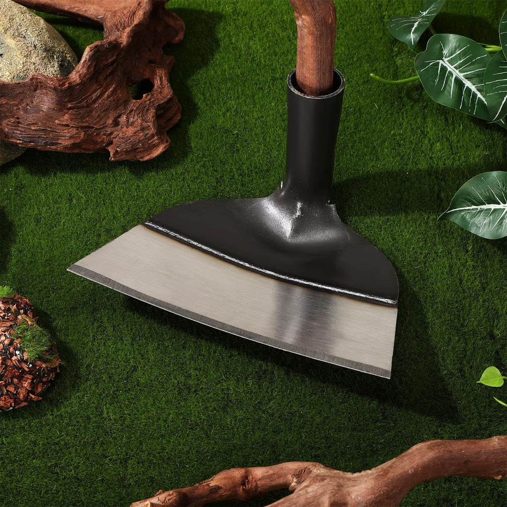 DOITOOL Hand Hoe Head Hoe Garden Tool Heavy Duty Agriculture Farming Head Round Eye Hoes Remove Grass Planting Digging Gardening Tool Weeding Hoe Head for Agriculture