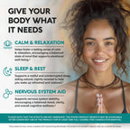 GABA L-Theanine 900 mg - Made in USA - Magnesium | Vitamin B6 - Calm, Sleep, Relaxation & Mood Support - 750 mg Gamma AminoButyric Acid, 150 mg L-Theanine - Non-Habit Forming, Vegan - 120 Capsules