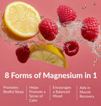BIOptimizers Magnesium Breakthrough Drink - 8 Forms of Magnesium, Electrolytes, Sleep Health, Stress, Muscle Recovery, Heart Support | Glycinate, Citrate, Malate- Raspberry Lemon