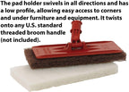 3M Doodlebug Pad Holder 6472, Bulk, 10/Case