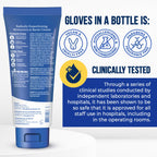 Gloves In A Bottle Psoriasis Eczema Relief Hand Lotion Travel Size - Shielding Lotion for Women, Men, 6 months old or older babies - Cracked Hands Repair Cream - 3.4 oz