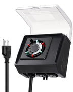 SURAIELEC Mechanical Pool Timer for Above Ground Pools, NEMA 5-15R Plug-in 24-Hour Timer with Dual Outlets, 15A 125V 1HP, Up to 3 Daily Settings, Weatherproof Cover for Pool Pumps, Outdoor Lighting