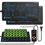 Hon&Guan 2 Packs 10"x 20.75" Seedling Heat Mat with Digital Thermostat