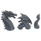 Design Toscano The Dragon of Falkenberg Castle Moat Lawn Garden Statue, 28 Inch Long, 14 Inch Tall, Cast Stone Resin, Gray Stone Finish