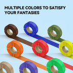 SUNLU Filament Refill 1.75mm,Sunny Orange+Yellow+Green+Lavender Purple