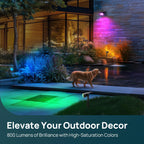 Linkind Halloween Solar Spot Lights Outdoor Waterproof Multicolor 4 Pack