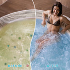 1.2LB Bromine Tablets for SPA Hot Tub, 1 inch Tablets, Hot Tub Bromine Tablets, Soft Water Feel, No Chlorine Odor, Great Chlorine Alternative