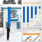 VIVOHOME 20.8ft Long Snow Roof Rake Removal Aluminium Tool with Wheels and Adjustable Extended Handle, Lightweight Shovel Scratch Free for Clear House Roof Vehicle Snow Wet Leaves