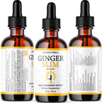 Ginger Slim Drops - Official GingerSlim Droppers Supplement Premium Formula, Ginger Slim All Natural Liquid Support Advanced Formula Healthy Drops Reviews, 1 Bottle for 1 Month
