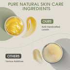 CHIALING Handmade Lanolin - 100% Pure Natural Australian Lanolin Cream - Made in USA - USP Grade Moisturizer for Dry/Cracked Skin, Nipple Discomfort, Lip Hydration & Eczema | Unscented, Additive-Free(3.5 oz)