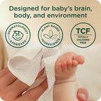 HealthyBaby Our Wet Wipes | EWG Verified Safe | 100% Water & Plant Based | Unscented & Safe for Sensitive Skin | Fragrance Free and Totally Chlorine Free (8 packs, 512 wipes)