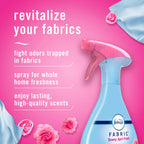 Febreze Fabric Spray Air Freshener, Odor-Fighting Fabric Refresher, Sneaker Balls Alternative, Couch Cleaner, Linen Spray, Multi-Use, Downy April Fresh Scent, 23.6 fl oz
